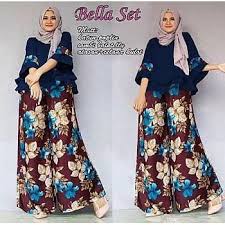 Kulot set atau setelan kulot (kulot dan atasan), sangat cocok digunakan untuk santai dan pakaian kerja.terdapat kantong samping kanan kulot bahan : Harga Celana Kulot Atasan Fashion Muslim Blouse Terbaik Mei 2021 Shopee Indonesia