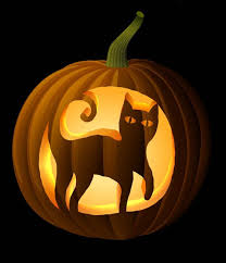With a pencil, in the center of the page, draw a large oval for the body, a smaller circle for the head and join the two with a flattened oval for a neck. Cat Pumpkin Carving Ideas Stencils 2020 Cheshire Black Kitty Pumpkin Carving 2020