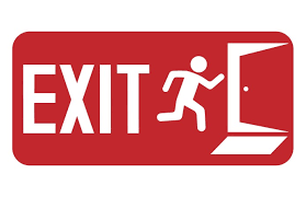 The example signs below show that the use of the accessible means of egress icon can still be adopted. Exit Sign Vorlage Postermywall