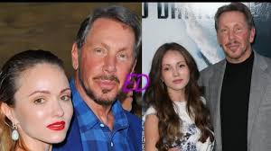 Larry Ellison 81 Jolin Zhu 34. Larry Ellison of Oracle who recently  surpassed Elon Musk as World's richest man is married to Jolin Zhu. He's 47  years older than her. Their marriage