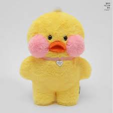 Fanfanduck Yellow Duck Chuu Plush Doll 1ea Authentic Fan Fan Duck Lalafanfan Chuu Duck Stuffed Animal Plush Dolls Yellow Duck