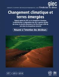En 2018, un rapport spécial portait sur le réchauffement planétaire de 1,5° c. Francais Ipcc