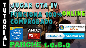 Tutorial Como Jugar Gta Iv Online Gfwl Con Parche 1 0 8 0 2018 Youtube