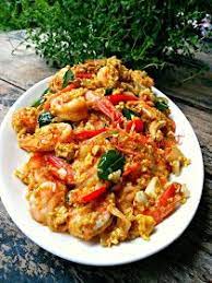 Jom Masak Jom Makan Makan Udang Goreng Dengan Telur Asin Resep Seafood Resep Masakan Malaysia Resep Masakan