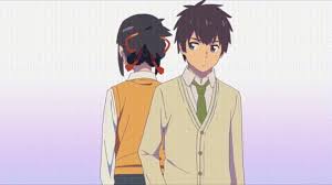 This hd wallpaper is about anime, your name., kimi no na wa., original wallpaper dimensions is 1920x1080px, file size is 107.22kb, download photo size your name cover, male and female anime characters illustration. Your Name Gif On Imgur