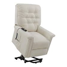 Prolounger Petite Power Recline And Lift Chair In Oatmeal Tan Herringbone Rcl76 Hrn81 Lt The Home Depot Lift Chairs Recliner Recliner Chair