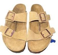 Arizona Overstock Birkenstock Sandals Birkenstock Mens Women 10 Arizona  Sand Suede Leather Sandals NWT