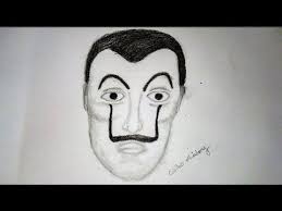La Case De Papel Maske Cizimi La Case De Papel Mask Drawing Youtube