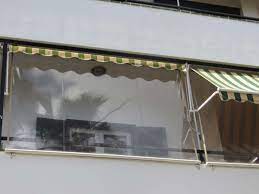 Garten & balkon sichtschutz im hornbach onlineshop & im markt: Durchsichtiges Folienrollo Fur Terrassen Als Massanfertigung