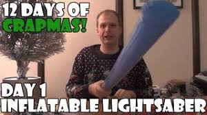 Inflatable Lightsaber 12 Days Of Crapmas Day 1 Youtube