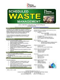 Get your collection schedule, how to set items out for pickup, what goes where, and disposing of special items. Scheduled And Chemical Waste Management Public Program Course Brochure By Itrainingexpert 2015 Toxicity Safety