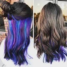 128 Crazy Fun Hair Color Ideas For Brunettes That Really Rock Your Hair Peekaboo Hair Under Hair Color Cool Hair Color