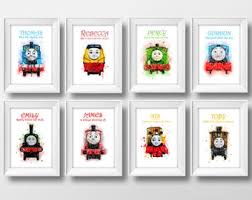 Duck is usually cheerful and . Thomas Train Print Etsy