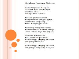 Indir, in conjunction with malaysia day 2016, a group of us from the malaysian performing arts industry has decided to come together to. Maksud Lirik Lagu Negaraku Faizal Tahir