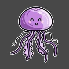 Kawaii Cute Jellyfish By Flaming Imp Available On T Shirts Etc In 2021 Jellyfish Art Jellyfish Kawaii