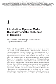 Online free myanmar ebooks and pdf. Pdf Introduction Myanmar Media Historically And The Challenges Of Transition Available For Free Download At Https Bookshop Iseas Edu Sg Publication 2387 Contents