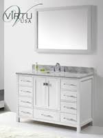 For bathrooms really limited on space, we carry a variety of corner bathroom vanities to choose from. 49 54 Inch Bathroom Vanities Bathgems Com