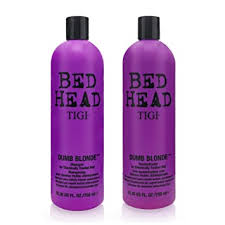 Amazon Com Tigi Bed Head Dumb Blonde Shampoo And Reconstructor Conditioner Duo 25 36oz Each Shampoo And Conditioner Sets Beauty Personal Care