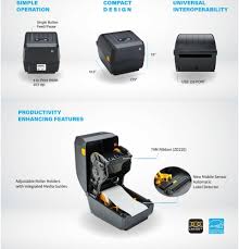 Drivers with status monitoring can report printer and print job status to the windows spooler and other windows applications, including bartender. Printer Zebra Zd220 Thermal Transfer Desktop Printer For Labels Barcodes Tags And Wrist Bands Max Print Width 4 In 74m Ribbon Usb Lazada Singapore