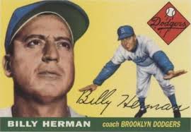 Billy Herman Signed ONL Giamatti Baseball Brooklyn Dodgers hof Auto cbm COA 