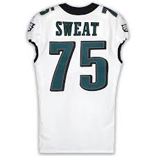 Noticias de fútbol americano, nfl, comentarios, resultados, estadísticas, posiciones, audios y videos Josh Sweat Philadelphia Eagles Camiseta Blanca N 75 Usada En El Juego De La Temporada