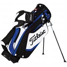 Titleist 2015 Lightweight Stand Bag Black White Blue