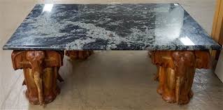 Check spelling or type a new query. Lot Indian Teak Elephant Base Granite Top Coffee Table