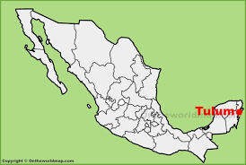 Tulum On A Map Tulum Location On The Mexico Map