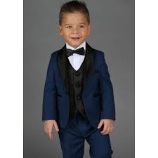Costume Smoking Ceremonie Bebe Garcon Les Petits Mecs Jean Bleu Roi