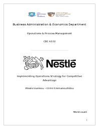 doc nestle sa an analysis of 5 operations functions and