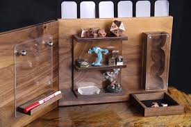 Dream Dm Screen Back View Dm Screen Dungeon Master Screen Dnd Table