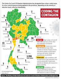 Total and new cases, deaths per day, mortality and recovery rates, current active cases, recoveries, trends and timeline. Richard Barrow On Twitter Bangkok Post The Centre For Covid 19 Situation Administration Has Designated Four Colour Coded Zones For Virus Control Measures Being Applied To The Provinces Depending On The Severity Of Infection