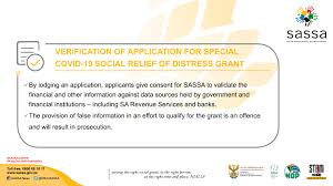 Looking for online definition of srd or what srd stands for? Sassa Special Covid 19 Social Relief Of Distress Srd Grant Spii