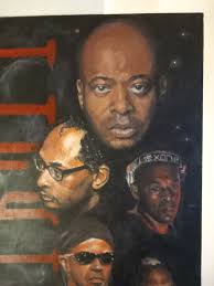 Impresión firmada de edición limitada de Detroit techno Portrait