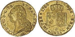 Foundation of the institut de france. 1 Louis D Or 1786 Kingdom Of France 843 1791 Gold Louis Xvi Of France 1754 1793 Prices Values Fr 475 Km 591 1