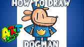German shepherd is a famous breed of dog, mostly in united states of america and united kingdom. How To Draw Dog Man Step By Step Drawing Tutorial For Kids Guided Follow Along Book Character Demo Youtube