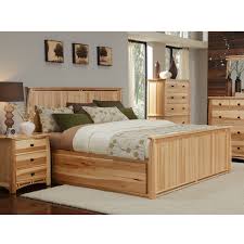 A America Adamstown Collection Hickory Bedroom Furniture King Storage Bed Girls Bedroom Furniture
