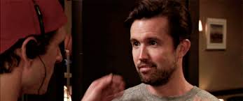 that thing dennis does to put mac at ease