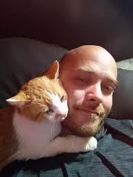 This is Oliver aka Pooh Haven't called him Oliver in 11 yrs. He's 12 now.  Lol I guess he could careless. 😂😂😂