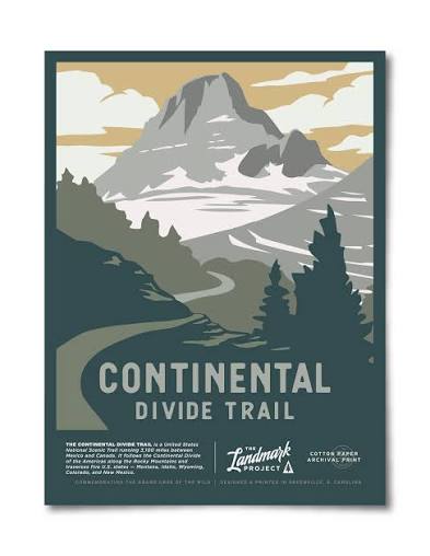 Continental Divide Trail Poster – The Landmark Project