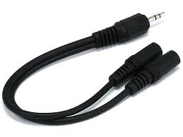 The r stands for ring and the trs audio plugs are found on standard stereo headphones that don't have a microphone. Monoprice 6in 3 5mm Stereo Plug To Two 3 5mm Stereo Jack Splitter Cable Monoprice Com