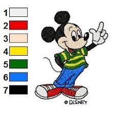 Maybe you would like to learn more about one of these? Disney Characters Embroidery Design 13 Mickey Mouse Embroidery Embroidery Designs Free Embroidery Designs Pes