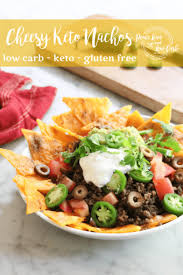 Low carb mexican style caulirice. Low Carb Nachos Keto Gluten Free Peace Love And Low Carb