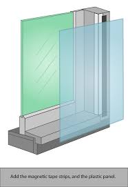 Interior Windows For Sound Control With Magnetic Tape Strips Soundproof Windows Sound Proofing Interior Windows