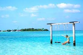 Swing In The Middle Of The Sea Anantara Dhigu Maldives Noise Photoproject Holiday Travel Maldives Travel