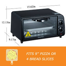 4slice Toaster Oven Kangzilang Countertop Toaster Oven With Temperature Control Includes Bake Pana Bake Rack And To Countertop Toaster Oven Toaster Oven Oven