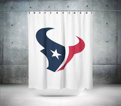 Houston Texans Nfl Shower Curtain Houston Texans Curtains Houston