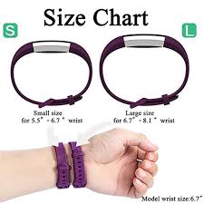 Us 7 62 3 4 5 6 12 Pack Replacement Silicone Rubber Band Strap Wristband Bracelet For Fitbit Alta Alta Hr Small Or Large Size In Smart