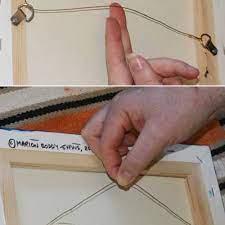 Ebay.de has been visited by 100k+ users in the past month How To Hang A Painting With Frame Hanging Wire