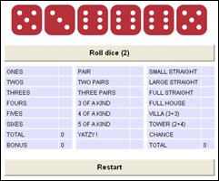 Tarningsspel Se Spela Yatzy Online
